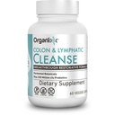 Organixx Lymphatic & Colon Cleanse Supplement, 250 miljonit CFU probiootikumid soolestiku tervisele, seedetraktile ja lümfisüsteemile, Gluteenivaba, mitte GMO, 60 taimekapslit