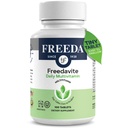 Freedavite Tiny Tablett - Mõõdukas multivitamiin meestele ja naistele - Vitamiin A, C, D, E, B1, B2, B6, B12, Biotiin, Kaltsium, Tsink, Raud, Magneesium, Mangaan, Vask, Seleen, Jood - 100 Count