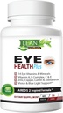 Areds 2 Eye Health Plus w/ Copper, Vitamiin A B C E, Lutein & Zeaxanthin, Quercetin, Tsink, Bilberry Extract, Biotin - Nägemishooldus, kuivus, tüvi, Night Vision Supplement täiskasvanutele 60 kapslit