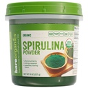 BareOrganics Spirulina Pulber - Orgaaniline Superfood Pulber - Vegan, Non-GMO, Gluteenivaba - Kõrge Valk, Antioksüdant-Rikas Smoothies, Mahl, Shakes & Daily Wellness, 8 Oz