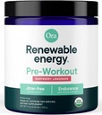 Ora Organic Natural Pre Workout Powder - Vaarika Lemonade Maitse - Annab Jitter Vaba Energia, Keskendumise, Hüdreerimise Ja Vastupidavuse - Vegan, Sertifitseeritud Orgaaniline, Soja, Piima Ja Gluteeni Vaba, 20 Servingut