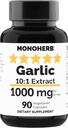 MONOHERB küüslauguekstrakt 1000 mg - 90 taimekapslit