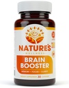 Natures Wellness Brain Booster | Natural Cognitive Enhancer suurendada fookust, mälu ja vaimset selgust | Nootropics Brain Supplement | DMAE, Rhodiola Rosea Extract, Bacopa Monnieri, Ginkgo Biloba