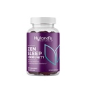 Hyland's Rest and Fortify Zen Sleep Aid and Immune Support, 42 Vegan Gummies, koos melatoniini ja L-Theanine une toetamiseks ja orgaanilise musta leedri marja, C-vitamiini ja tsink