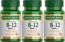 Looduse Bounty Vitamiin B-12 5000 mcg, 40 Kiiresti lahustatavat tabletti (3. pakend)