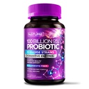 100 miljardit CFU probiootikumi - igapäevane seedekulgla tervise lisand meestele ja naistele - Lactobacillus acidophilus, Bifidobacterium ja prebiootikumid - Non-GMO, Gluten & Dairy Free, Shelf-Stable - 60 kapslit