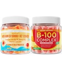 NEVISS Vitamiin D3 K2 Kummid + Vitamiin B100 kompleks
