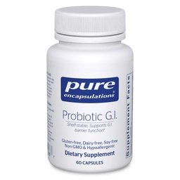 Puhas kapseldamine Probiootikum G.I. - riiulil stabiilne probiootikum soolestiku tervise ja seedetrakti toetuseks - Lactobacillus & Bifidobacterium - 60 kapslit