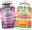 Elderberry Gummies ja looduslik C-vitamiin - Bund