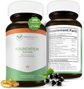 Foundation Formula | Tick Immune Support Supplement | Jaapani Knotweed Juur, Cat's Claw, Milk Thistle | Resveratrol Supplement | Mitte-GMO, All-Natural & Taimetoitlane, 270 kapslit