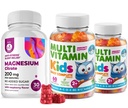 Lapsed Multivitamiin Gummies 14 olulised vitamiinid ja magneesiumkummid Suhkruvaba - igapäevane lisa A-vitamiin, C, D, E Taimetoitlane B6 & B12, tsink, biotiin suhkruvaba magneesiumiga pehmed närid lastele ja täiskasvanutele
