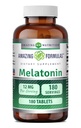 Hämmastav valem Melatoniini lisand | Maitsestamata | 12 mg ühe serveerimise kohta | 180 tabletti | Mitte-GMO | Gluteenivaba | Made in USA