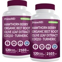 26-in-1 lämmastikoksiidi lisand - südame ja vereringe tugi CoQ10, kurkum, orgaaniline peedi juur, Hawthorn Berry & küüslauk - 2103mg ühe serveerimise kohta (120ct, pakend 2)