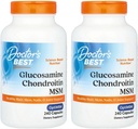 Doctor's BEST (2 Pack Glükoosamiin Chondroitin MSM koos OptiMSM, 240 Veggie Caps)