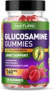 Glükoosamiinkummid E-vitamiiniga - Advanced Joint Support Gummy Supplement, High Potency Antioxidant, Comfort seljale, põlved, käed - 120 kummikud