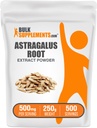 BulkSupplements.com Astragalus Extract Powder - Astragalus Root Powder, Taimne täiendus - Vegan & Gluten Free, 500mg per Serving, 250g (8,8 oz) (pakk 1)