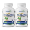 Natural Cure Labs L- lüsiin + Monolaurin 600mg 1: 1 suhe, 2 Pack, 200 kapslit