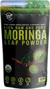 100% toores ja puhas Moringa Lehtpulber. Organic Certified Moringa Leaf. Looduslik supertoit koos oluliste aminohapete, antioksüdantide ja Omega 3, 8 oz taassuletava kotiga.