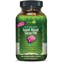 Irwin Naturals Good Mood Sleep PM - 54 Vedel Soft-Gels - melatoniini ja L-Theanine'iga puhkuseks ja lõõgastumiseks - 18 kokku