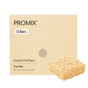 ProMix Nutrition Protein Puff Bars, 12-Pack - Madagaskar Vanilla - vahukommi krõbe ravi - suurepärane maitse ja tervislik Go Snack - kõrge valgu ja madala kalorsusega - mitte-GMO ja gluteeni, soja ja maisi vaba