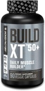 Jacked Factory Build-XT 50+ igapäevane lihaste ehitaja - lihaste taastamise täiendus ja lihaste ehitaja meestele ja naistele KSM-66 Ashwagandha, Primavie Shilajit, ElevATP & Astragin - 90 Count