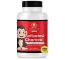 Charcoal House närimistable aktiveeritud söe tabletid lastele | Natural, Vegan, Non-GMO & Gluten Free | hammastele, kõhule, gaasile ja iiveldusele | USP Food Grade | 135 ct.