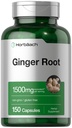 Horbäach Ingveri juurkapslid 1500 mg | 150 pillid | Mitte- GMO, Gluteenivaba | Ingveri juure ekstrakt