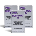 PRN Pharmacal Liqui-Tinic 4X - Raud ja vitamiinid Suukaudne toidulisand lemmikloomadele - Maksa maitsestatud toidulisand koos raua ja B-komplekssete vitamiinidega, et toetada heaolu - 2 fl oz (3 pakendit)