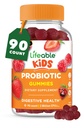 Lapsed Probiootikumid Gummies | 2 miljardit CFU | Great Desting Kids Probiootilised Gummies | soolestiku tervise, seedetrakti ja immuunsuse toetamiseks | 90 probiootilised kummikud lastele ja väikelastele | Elus