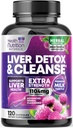 Õrn maks Puhasta Detox & Remont valem - Advanced Maksatoetus täiendus Silymarin Piimaohakas, Dandelion Juur, Artichoke ekstrakt, Kurkum, Koliin & Beetroot - 120 Veggie kapslid