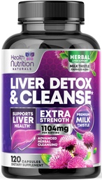 Õrn maks Puhasta Detox & Remont valem - Advanced Maksatoetus täiendus Silymarin Piimaohakas, Dandelion Juur, Artichoke ekstrakt, Kurkum, Koliin & Beetroot - 120 Veggie kapslid