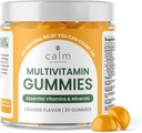 Rahulik heaolu multivitamiin Gummies - kõik looduslikud vegan täiskasvanud multivitamiinid Gummy - pakendatud antioksüdantsete vitamiinidega C & E, B12, B6, foolhape, pantoteenhape - oluline üldise tervise jaoks