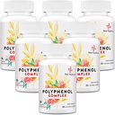 67 500 MG Polüfenoolide täiendus - võimsad antioksüdandid ja polüfenool vanuse kaitseks, polüfenool Superfood, Quercetin, resveratrool, roheline tee, taimepõhine ja energia, immuunsuse tugi, 540 kapslit