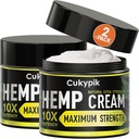 2 Pack Kanepi Cream Maksimaalne tugevus - Kanepiõli ja Arnica Cream, Kõik Natural Instant Menthol 2oz