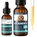 E-vitamiin koertele - E-vitamiinid - E-vitamiini piller koertele, naha ja kate tervise parandamine, maksahaiguste ravi, immuunsüsteemi tugevdamine - looduslik valem igas vanuses ja tõud - 30 ML