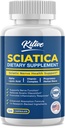 Sciatic Nerve Relief: Advanced Support Supplement for Sciatica – Potent Alpha Lipoic Acid & Kurkum & Herbal Relief Koostisosad – Valmistatud USAs, 120 kapslit (120 loendit (1, banaan)