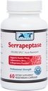 AST ensüümid Serrapeptaas 130 000 SPU – 60 taimekapslit – Premium Natural Systemic Enzymes – Acid-Resistant Serrapeptase