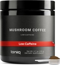 Toniiq Low-Caffeine Seenekohv - Ultra High Potency 10: 1 kontsentreeritud ekstrakt - Kolumbia päritolu oad 10 Seenesegu, Lõvi Mane & Cordyceps - funktsionaalne kohv Alternatiivne