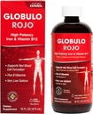 Globulo Rojo raualisand - vedel dieetlisand suure tugevusega raud ja B-vitamiinid (vegan) (1 pakend)