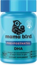 Parim Nest Wellness Mama Bird Sünnieelne DHA - Terviselisa Omega-3 DHA & EPA - Kalaõli täiendus rasedatele naistele - toetab loote aju ja silmade arengut - 60 Softgels