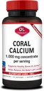 Olympian Labs Coral Calcium 1000mg kontsentraadi kapslid, toetades tervislikke luid ja pH tasakaalu - 90 kapslit