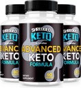 (3 Pack) Hakitud Keto pillid, Premium Keto Shred kaalulangus kapslid, kõik looduslik Keto täiendada toetada Fitness ja keha eesmärgid, Ametlik ShreddedKeto kommentaare (180 kapslit)