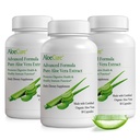 AloeCure Orgaaniline Aloe Vera kapslid, 160 000 mg Sisemine Aloe Leaf ekvivalent ühe serveerimise kohta, tugisool, seedetrakti ja immuunsüsteemi tervis, aitab säilitada tasakaalustatud kõhu hape, Aloin Free, 30Caps x 3Btl