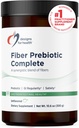 Disainid Tervis Fiber Prebiootikum Valmis - 12 Seedetrakti Fiber Blend Pulber Supplement w / Psyllium Husk, Lina + Õunapektiin - Prebiootiline Soolestiku Tugi, Maitsestamata + Magustamata (30 Servings / 300g)