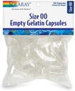 Solaray tühjad kapslid suurus 00 (Bag) | 100ct