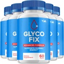 (5 Pack) Glyco Fix Tervislik Vitamiinilisand, Gluco Fix Kapsel - Advanced Formula Gluco Fix, Glyco Fix Maksimaalne tugevuse ülevaade, 300 kapslit