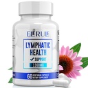 Lümfaatilise toe täiendus, Lümfaatilise drenaaži täiendused koos Dandelioni, Burdocki, Echinacea, Sidrun & More'iga, Lümfisüsteemi tugi meestele ja naistele - 60 kapslit