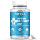 Pärast joogiabi täiendamist Pre Game Party pillid elektrolüütide hüdreerimine DHM piimaohakas Weekend taastumine Vitamiinid Relief valem Parem hommikud Alkohol Maks Tervis Toetus 120 kapslit
