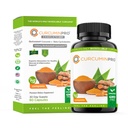 CurcuminPro Complete Vegan | Biosoluble Brown Rice Protein & Organic Kurcumin Supplement | Taimne valem igapäevaseks heaoluks | 60 Count