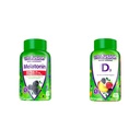 Vitafusion Extra Tugevus Melatoniin Kummi Vitamiinid, 5mg, 120 ct Kummid ja Vitamiin D3 Kummi Vitamiinid Luu Ja Immuunsüsteemi Toetus